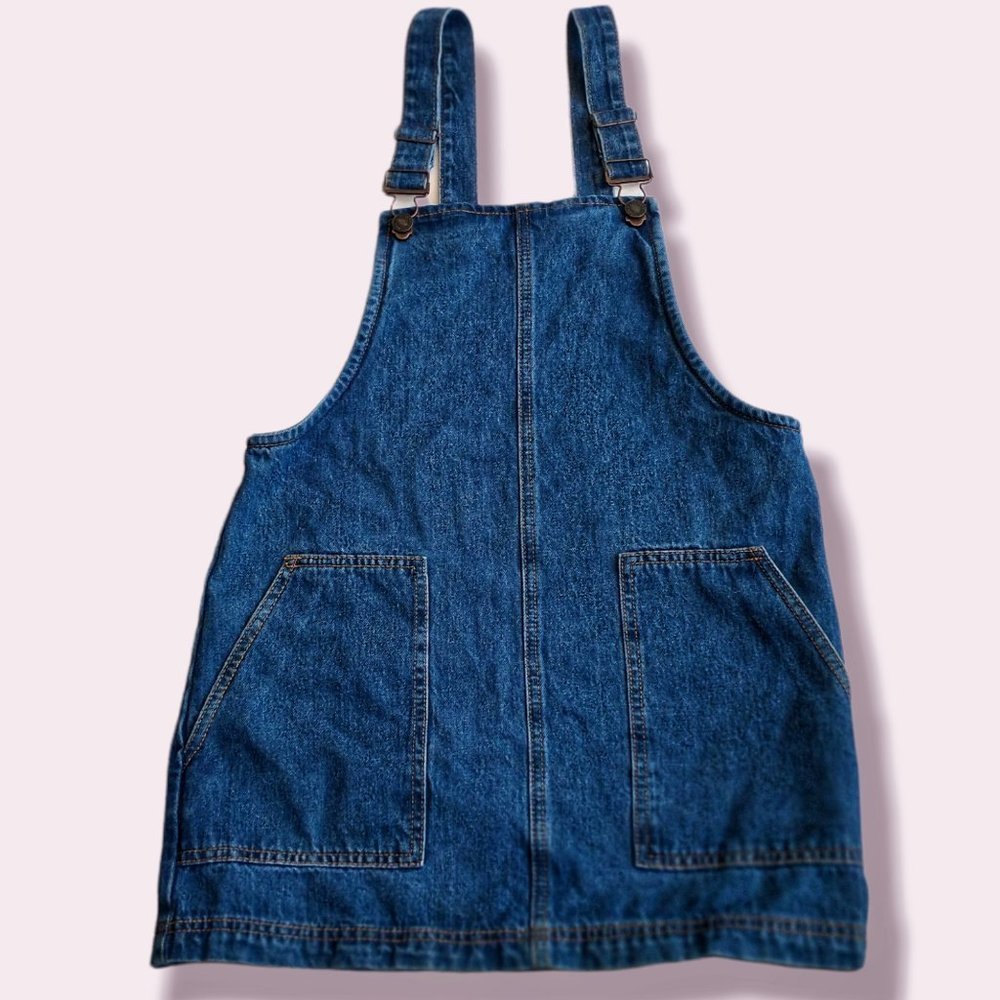 Blue Jean Overall Dress